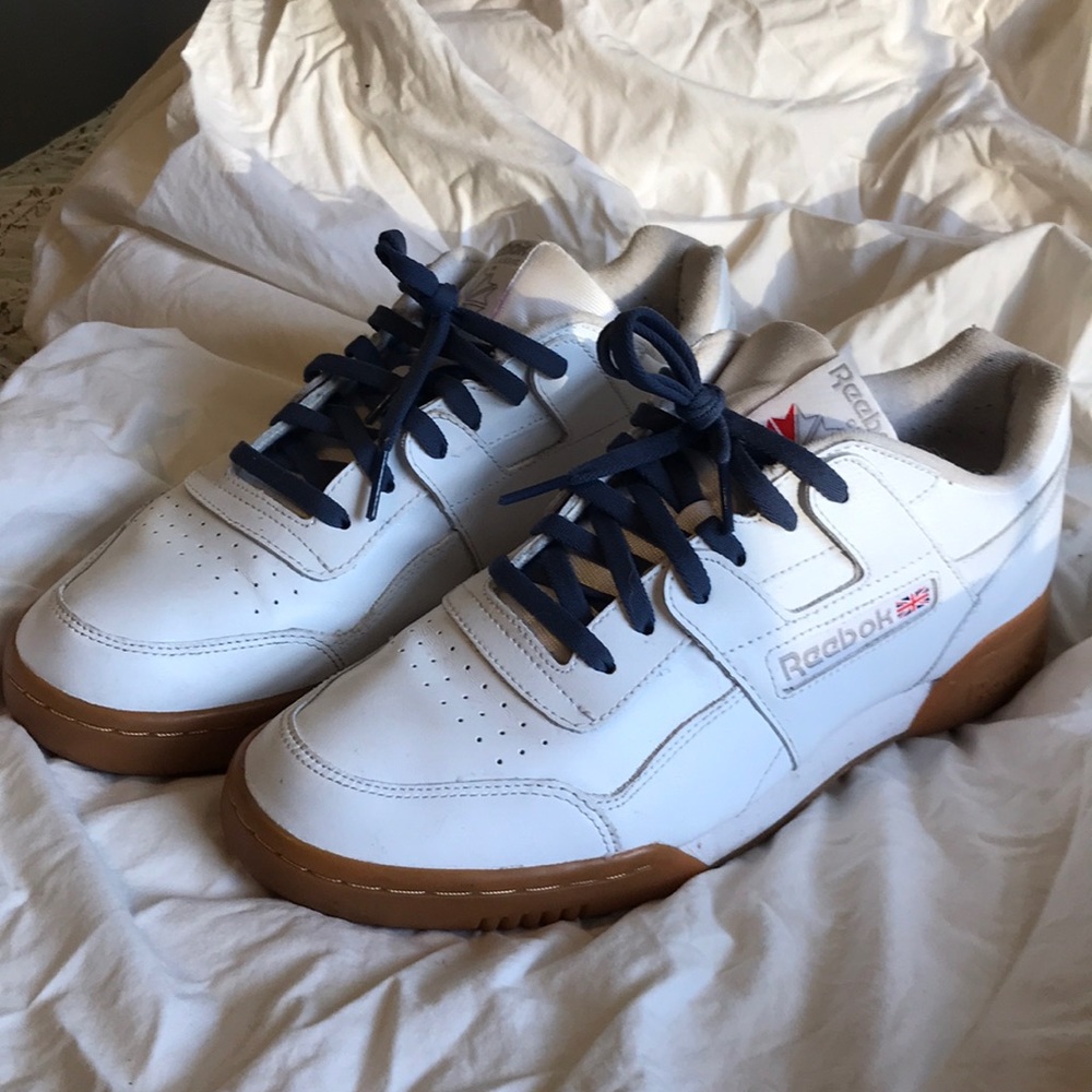 Reebok classic white workout pros men’s size 9